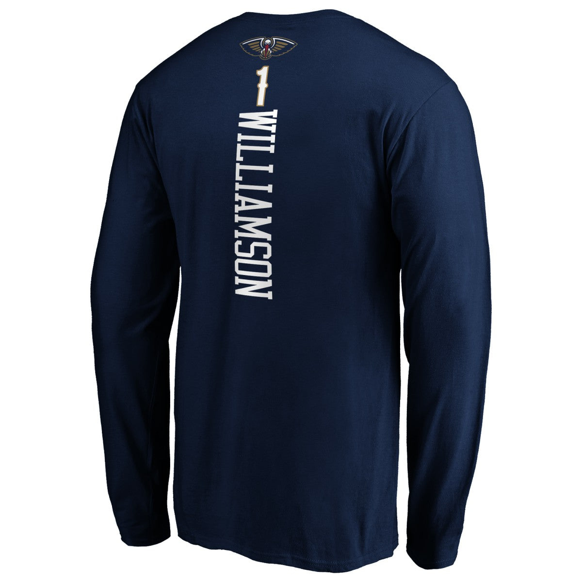 NBA - Zion Williamson New Orleans Pelicans Playmaker Name & Number Long Sleeve T-Shirt - Navy