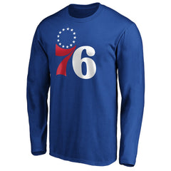NBA - Joel Embiid Philadelphia 76ers Playmaker Name & Number Long Sleeve T-Shirt - Royal