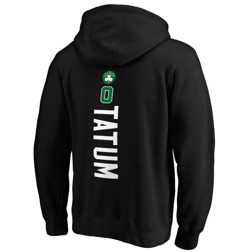 NBA - Jayson Tatum Boston Celtics Playmaker Name & Number Pullover Hoodie - Black