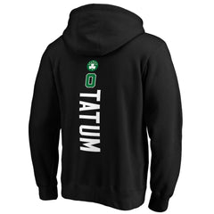 NBA - Jayson Tatum Boston Celtics Playmaker Name & Number Pullover Hoodie - Black