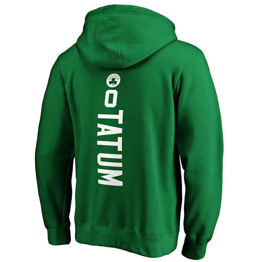 NBA - Jayson Tatum Boston Celtics Playmaker Name & Number Pullover Hoodie - Kelly Green