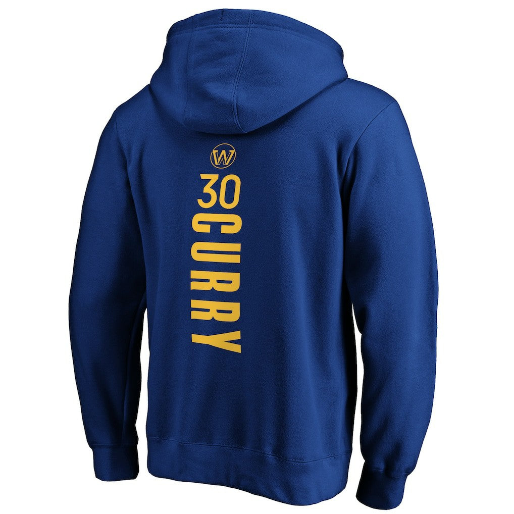NBA - Stephen Curry Golden State Warriors Playmaker Name & Number Pullover Hoodie - Royal