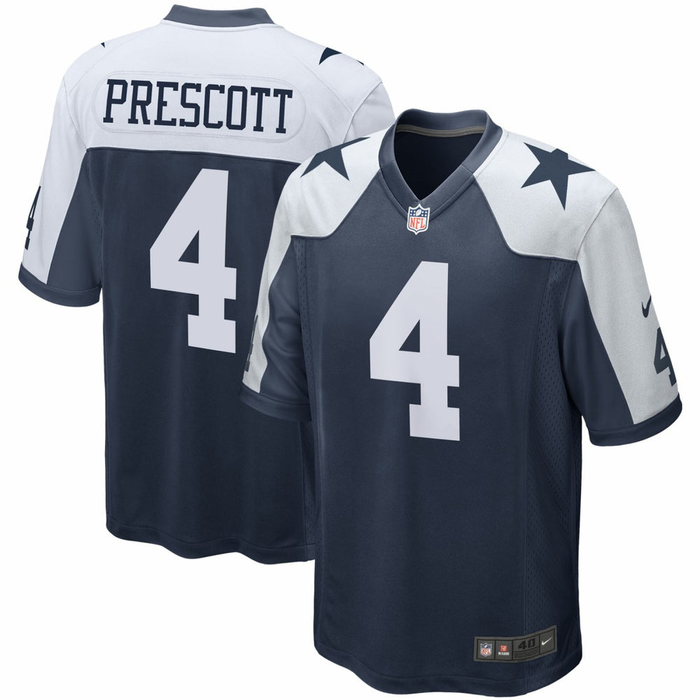 Dak Prescott Dallas Cowboys Alternate Game Team Jersey Navy - Nike