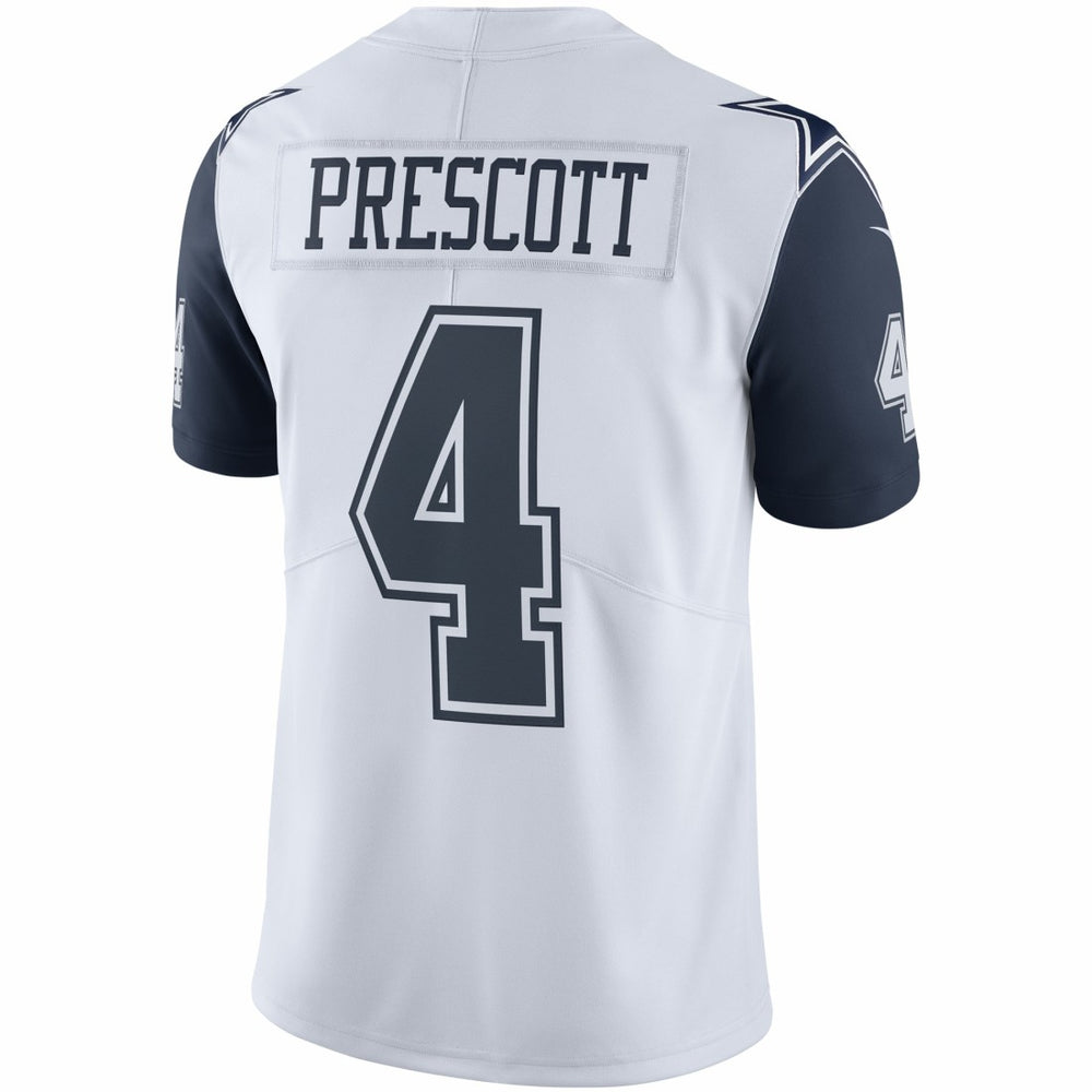 Dak Prescott Dallas Cowboys Color Rush Vapor Limited Jersey White - Nike