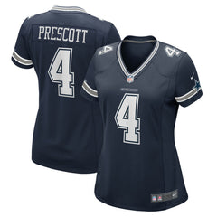 Dak Prescott Dallas Cowboys Women's Game Team Jersey Navy - Nike