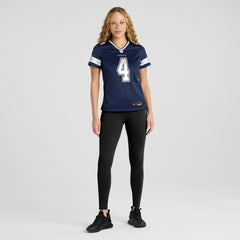 Dak Prescott Dallas Cowboys Women's Game Team Jersey Navy - Nike
