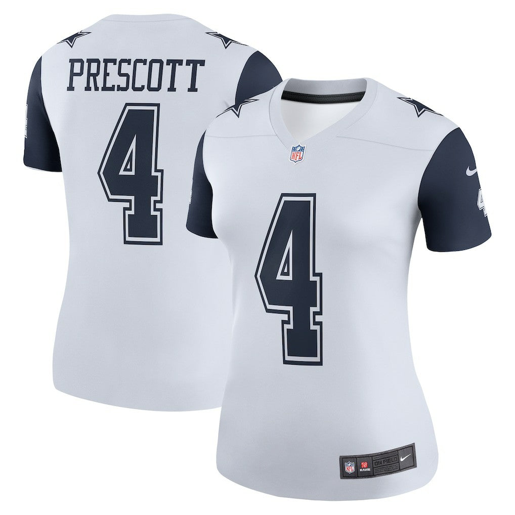 Dak Prescott Dallas Cowboys Women's Legend Player Performance Top White - Nike