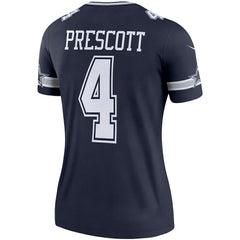 Dak Prescott Dallas Cowboys Women's Legend Player Performance Top Navy - Nike