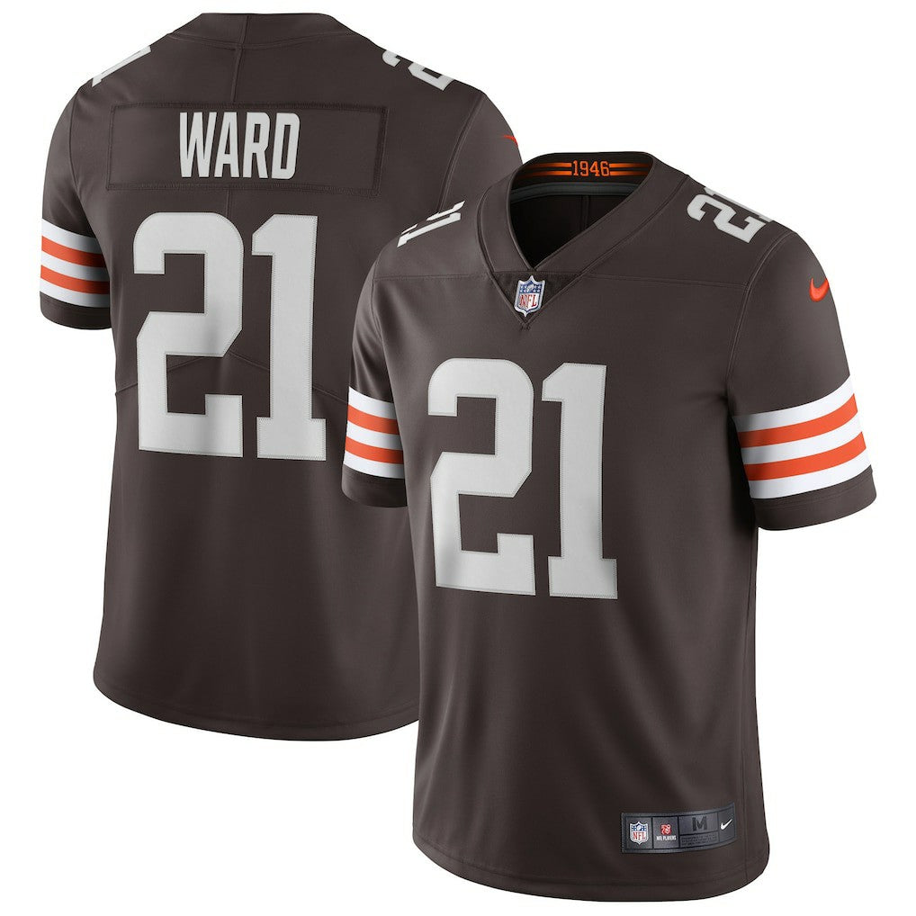 Denzel Ward Cleveland Browns Vapor Limited Jersey Brown - Nike