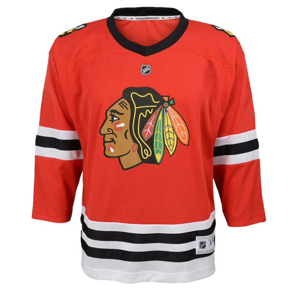 Chicago Blackhawks Youth Replica Custom Jersey Red