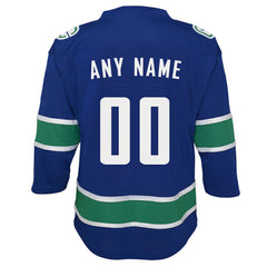 Vancouver Canucks - Youth Replica Custom Jersey Blue