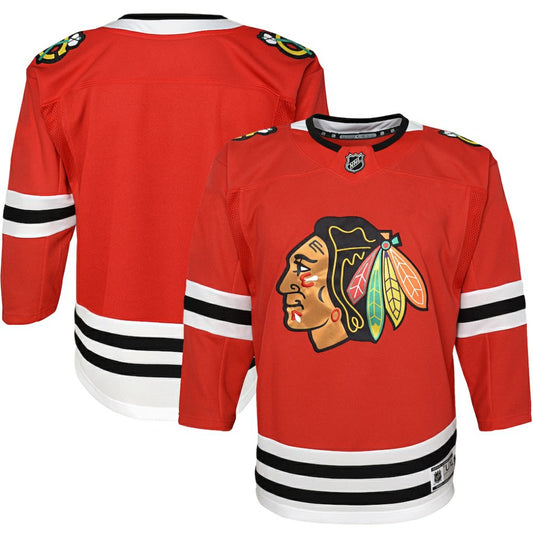 Chicago Blackhawks Youth Premier Jersey - Red | NHL Jerseys