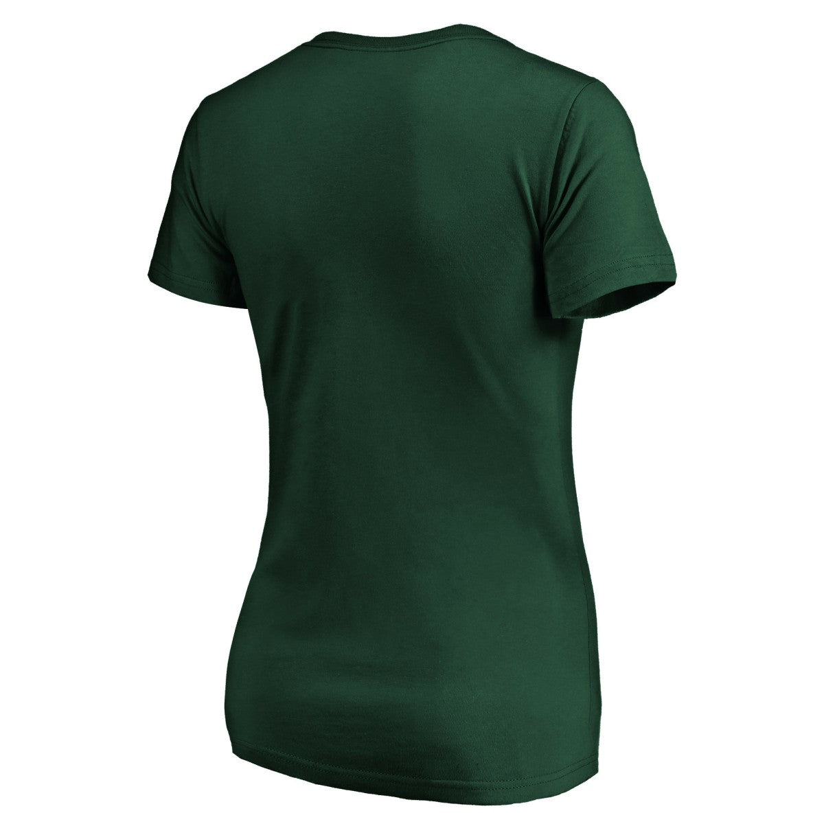 Fanatics - Milwaukee Bucks Women's Primary Logo Team V-Neck T-Shirt - Hunter Green