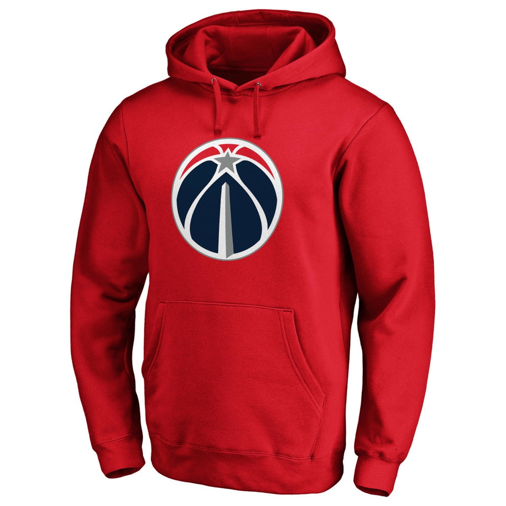 Fanatics - Washington Wizards Icon Primary Logo Fitted Pullover Hoodie - Red
