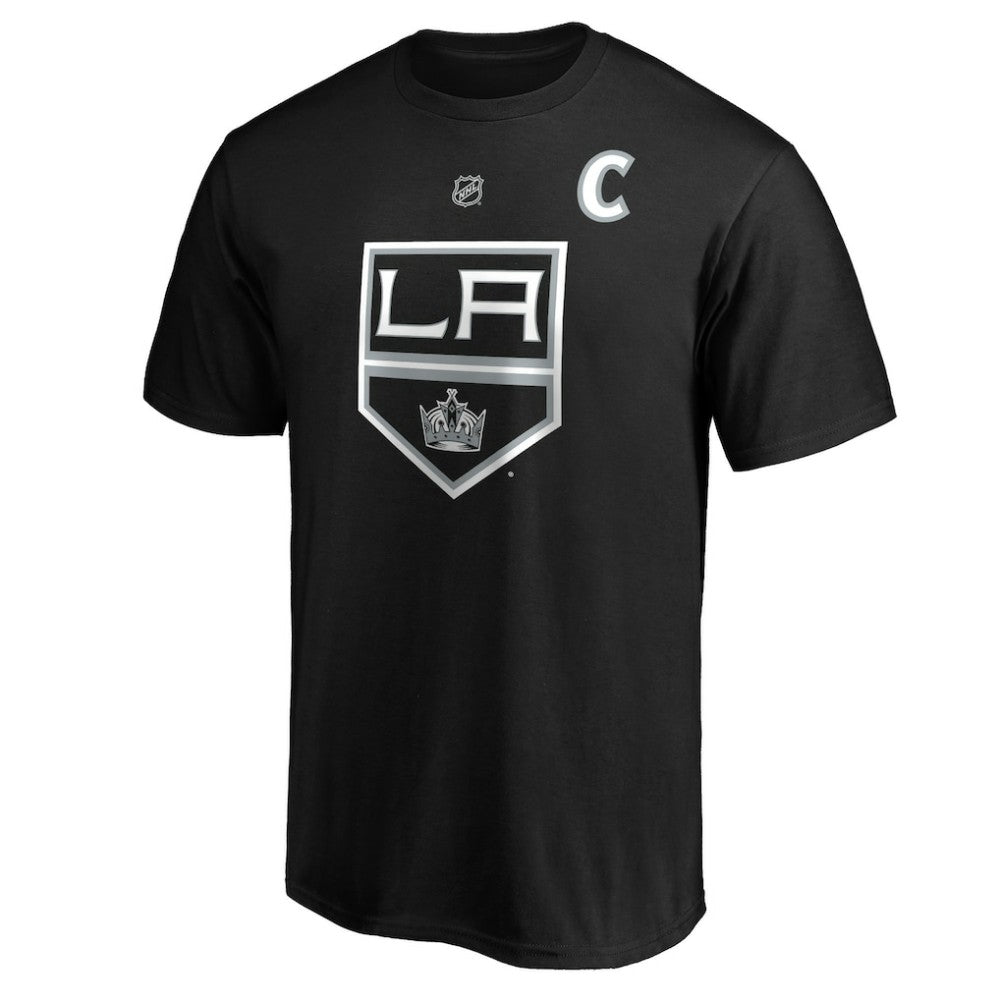 Anze Kopitar Los Angeles Kings - Fanatics Authentic Stack Player Name & Number T-Shirt Black