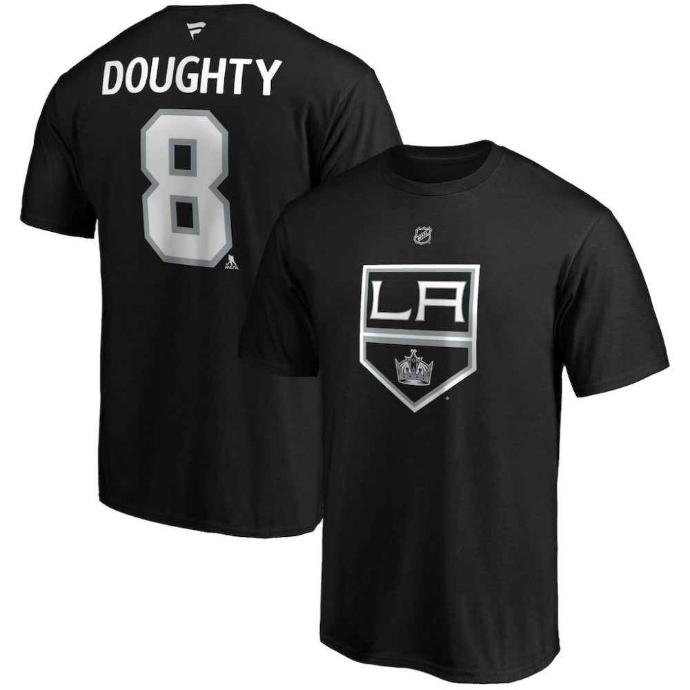 Drew Doughty Los Angeles Kings - Fanatics Authentic Stack Name & Number Team T-Shirt Black