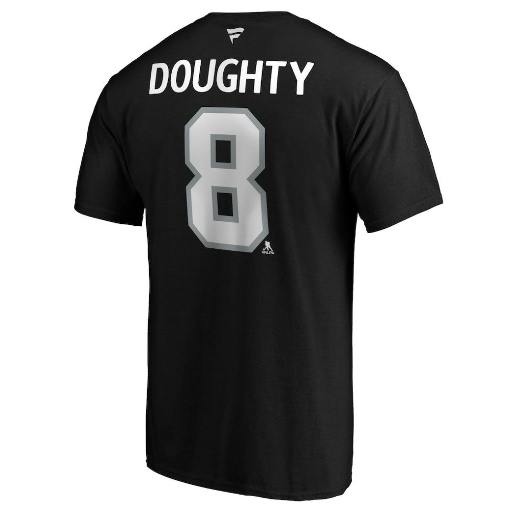 Drew Doughty Los Angeles Kings - Fanatics Authentic Stack Name & Number Team T-Shirt Black