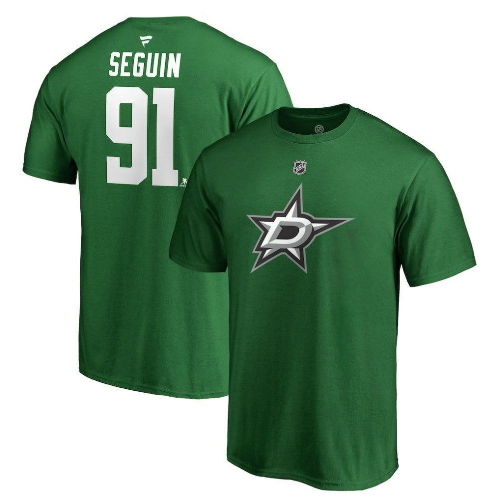 Tyler Seguin Dallas Stars - Fanatics Authentic Stack Player Name & Number T-Shirt Kelly Green