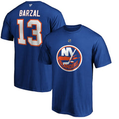 Mathew Barzal New York Islanders - Fanatics Authentic Stack Player Name & Number T-Shirt Royal