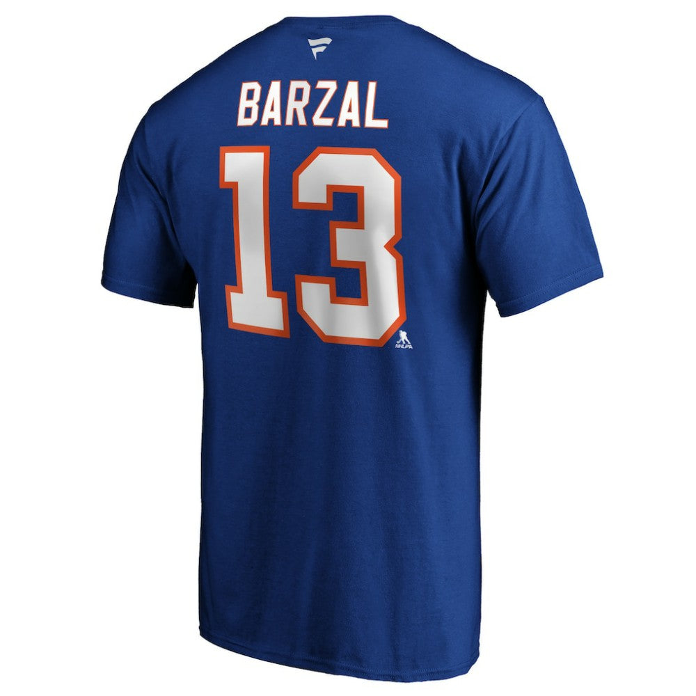 Mathew Barzal New York Islanders - Fanatics Authentic Stack Player Name & Number T-Shirt Royal
