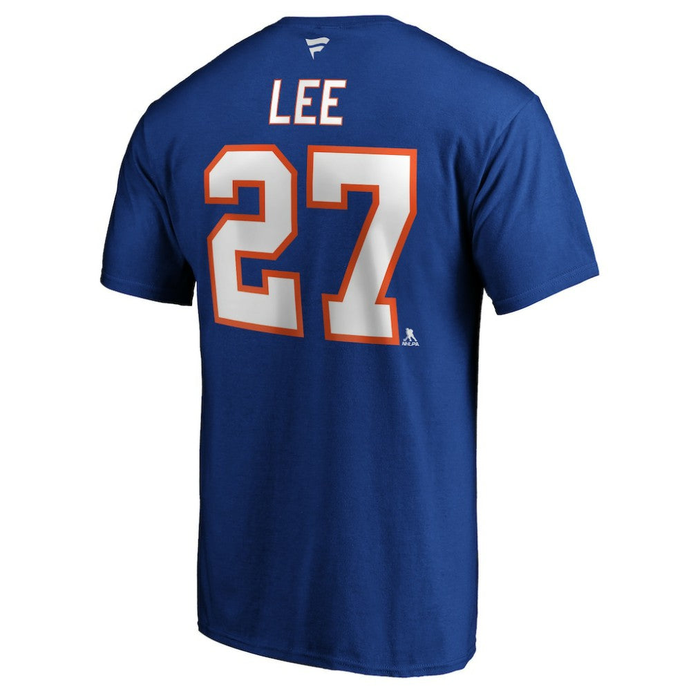 Anders Lee New York Islanders - Fanatics Authentic Stack Player Name & Number T-Shirt Royal