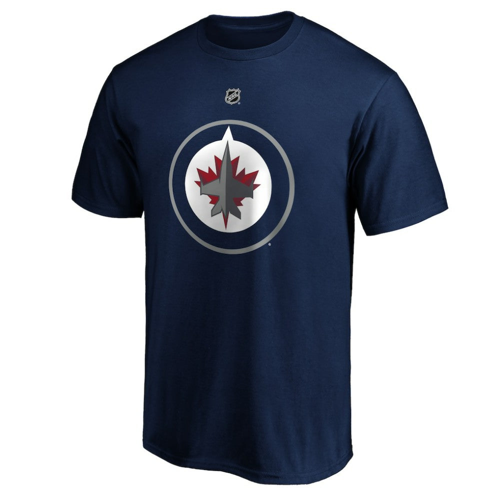Mark Scheifele Winnipeg Jets - Fanatics Authentic Stack Name & Number Team T-Shirt Navy