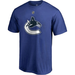 Elias Pettersson Vancouver Canucks - Fanatics Authentic Stack Player Name & Number T-Shirt Blue