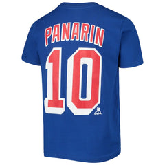 Artemi Panarin New York Rangers Youth Player Name & Number T-Shirt Blue