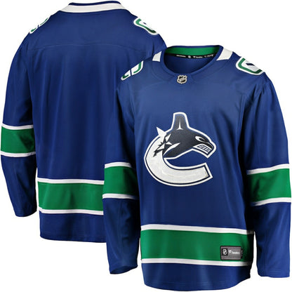 Vancouver Canucks Fanatics Home Team Breakaway Jersey - Blue | NHL Jerseys