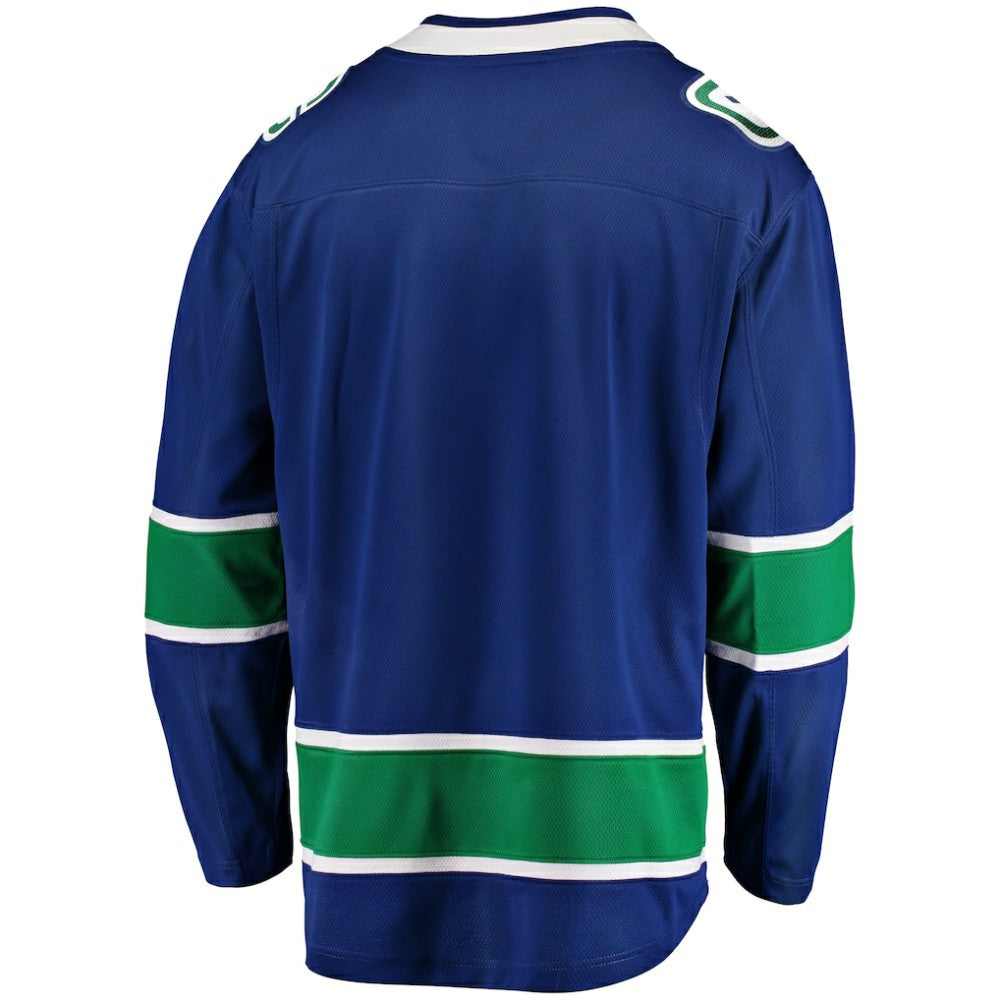 Vancouver Canucks Fanatics Home Team Breakaway Jersey - Blue | NHL Jerseys