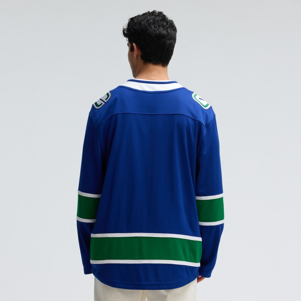 Vancouver Canucks Fanatics Home Team Breakaway Jersey - Blue | NHL Jerseys