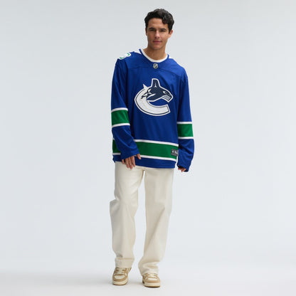 Vancouver Canucks Fanatics Home Team Breakaway Jersey - Blue | NHL Jerseys