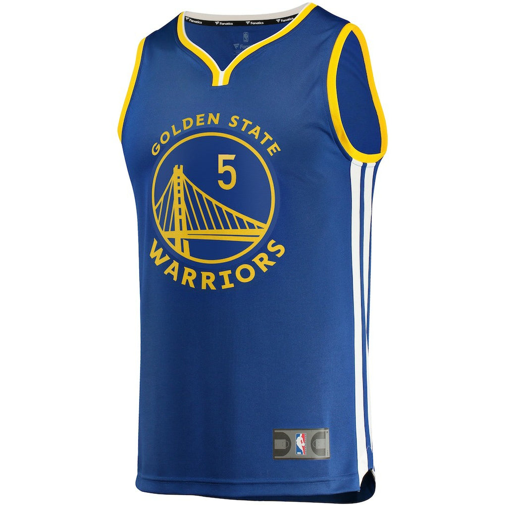 Fanatics - Kevon Looney Golden State Warriors Fast Break Replica Player Team Jersey - Icon Editi- Royal
