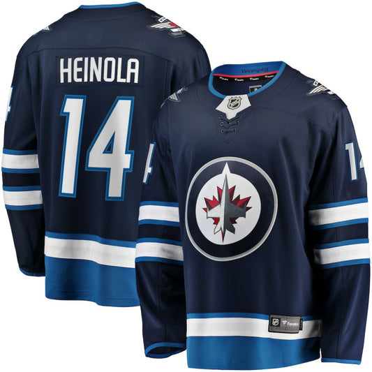 Ville Heinola Winnipeg Jets Fanatics Home Breakaway Player Jersey - Navy | NHL Jerseys