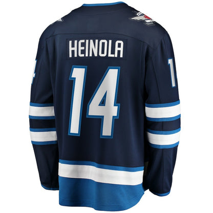 Ville Heinola Winnipeg Jets Fanatics Home Breakaway Player Jersey - Navy | NHL Jerseys