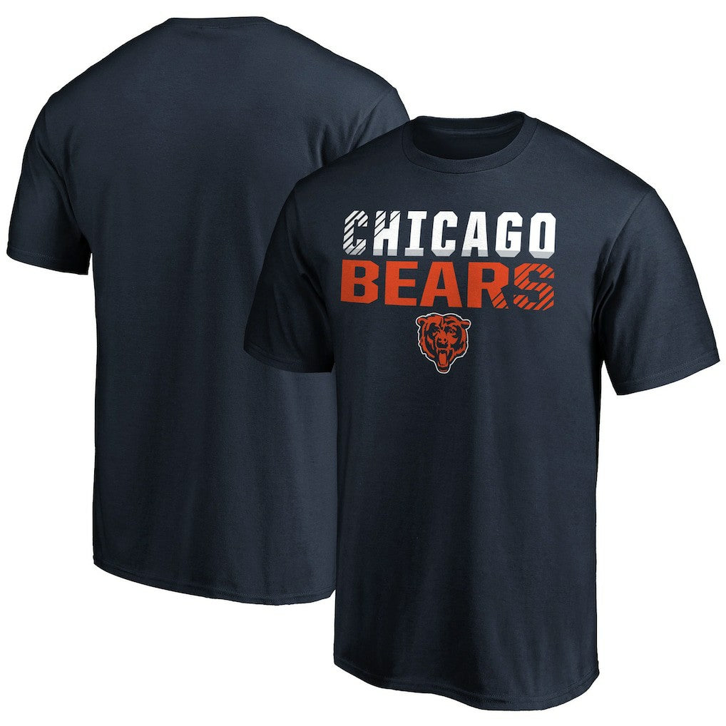 Chicago Bears Fade Out T-Shirt Navy - Fanatics