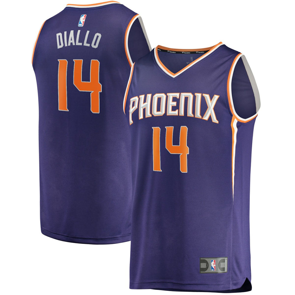 Fanatics - Cheick Diallo Phoenix Suns Youth Fast Break Replica Player Jersey - Icon Edition - Purple