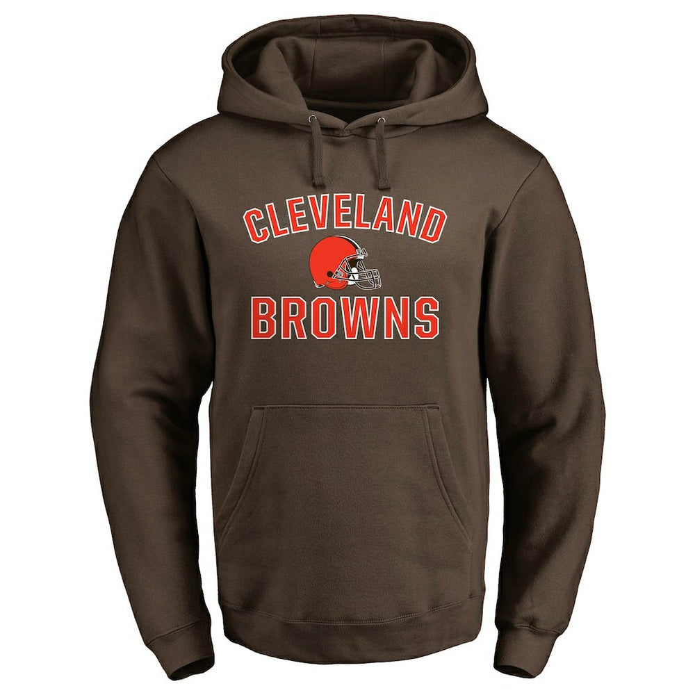 Cleveland Browns Victory Arch Team Fitted Pullover Hoodie Brown - Fanatics