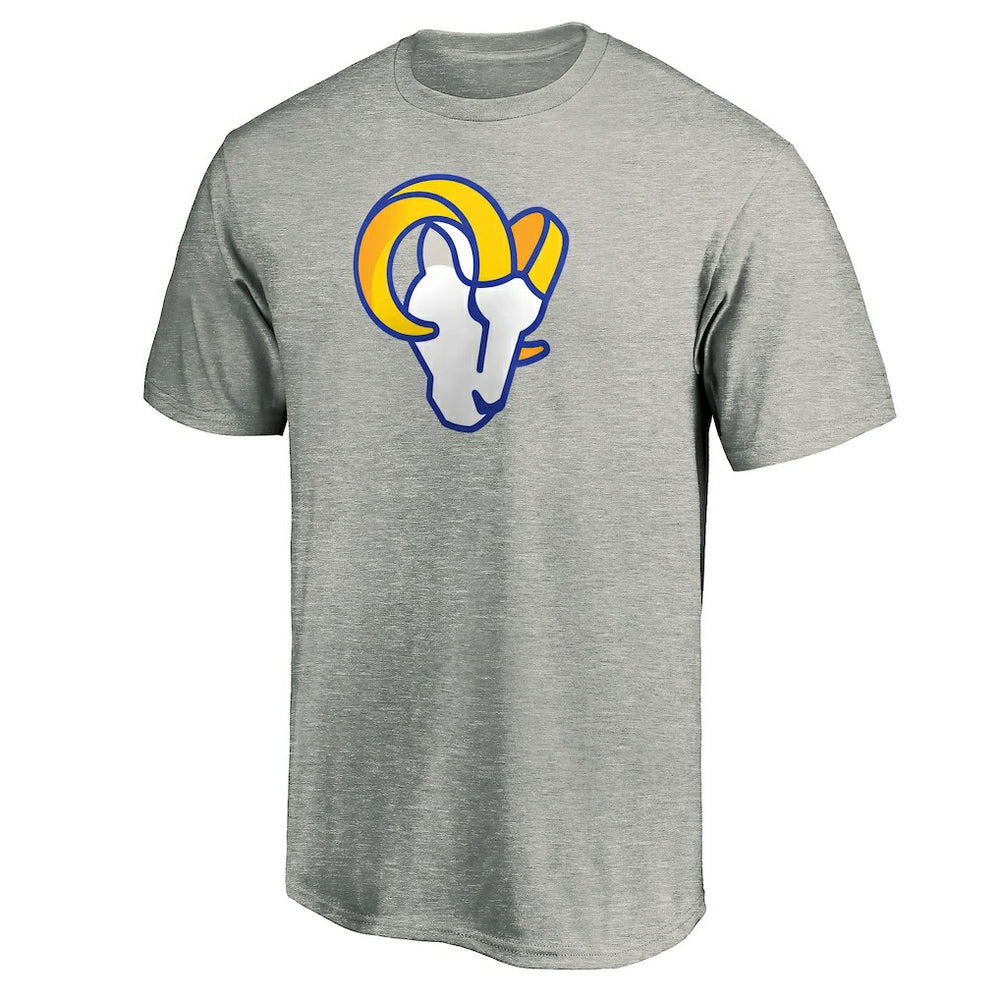 Los Angeles Rams Primary Logo T-Shirt Heather Gray - Fanatics