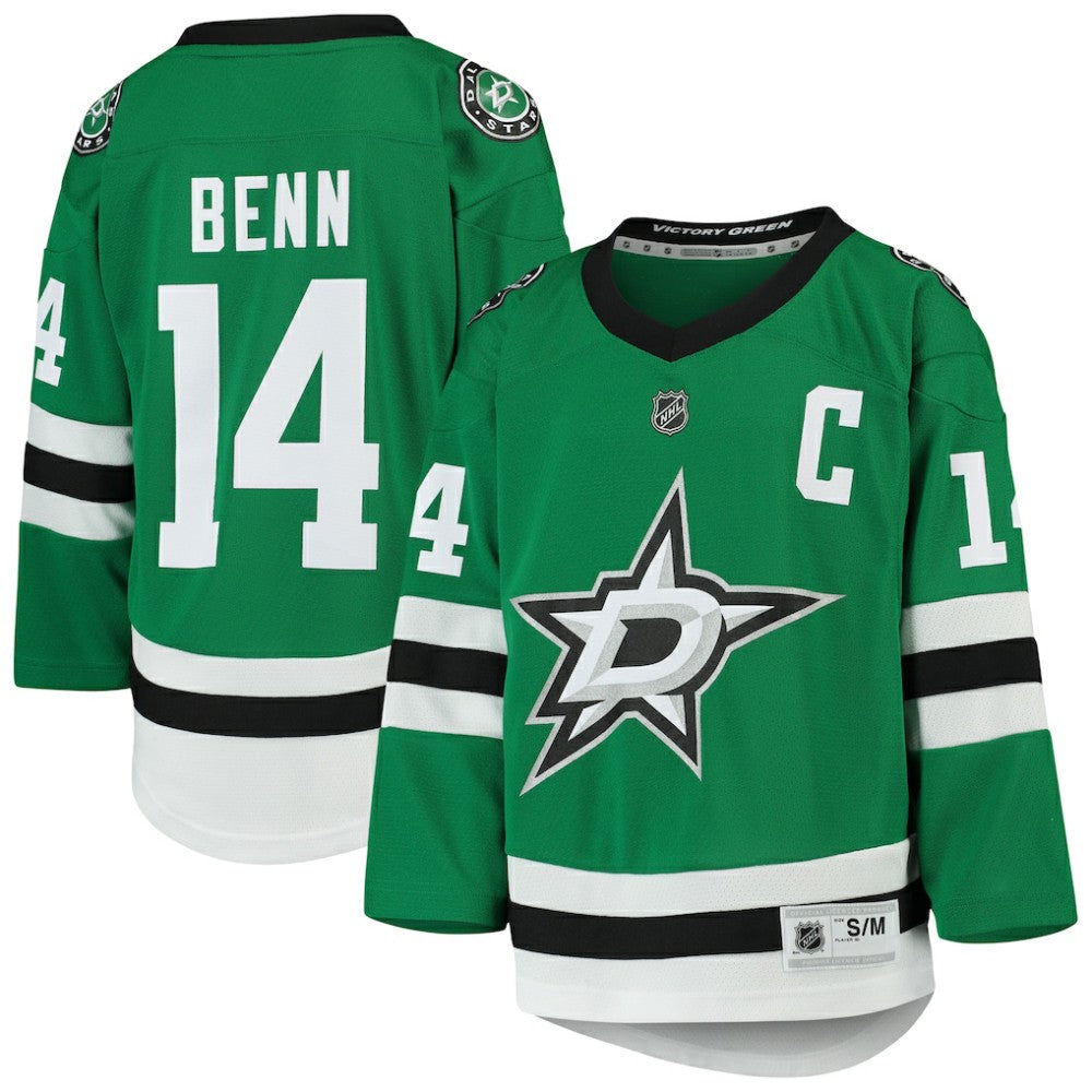 Jamie Benn Dallas Stars - Youth Home Replica Player Jersey Kelly Green