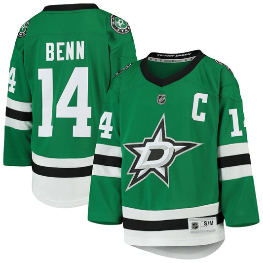 Jamie Benn Dallas Stars Youth Home Replica Player Jersey - Kelly Green | NHL Jerseys