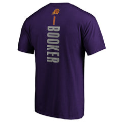 NBA - Devin Booker Phoenix Suns Playmaker Name & Number T-Shirt - Purple