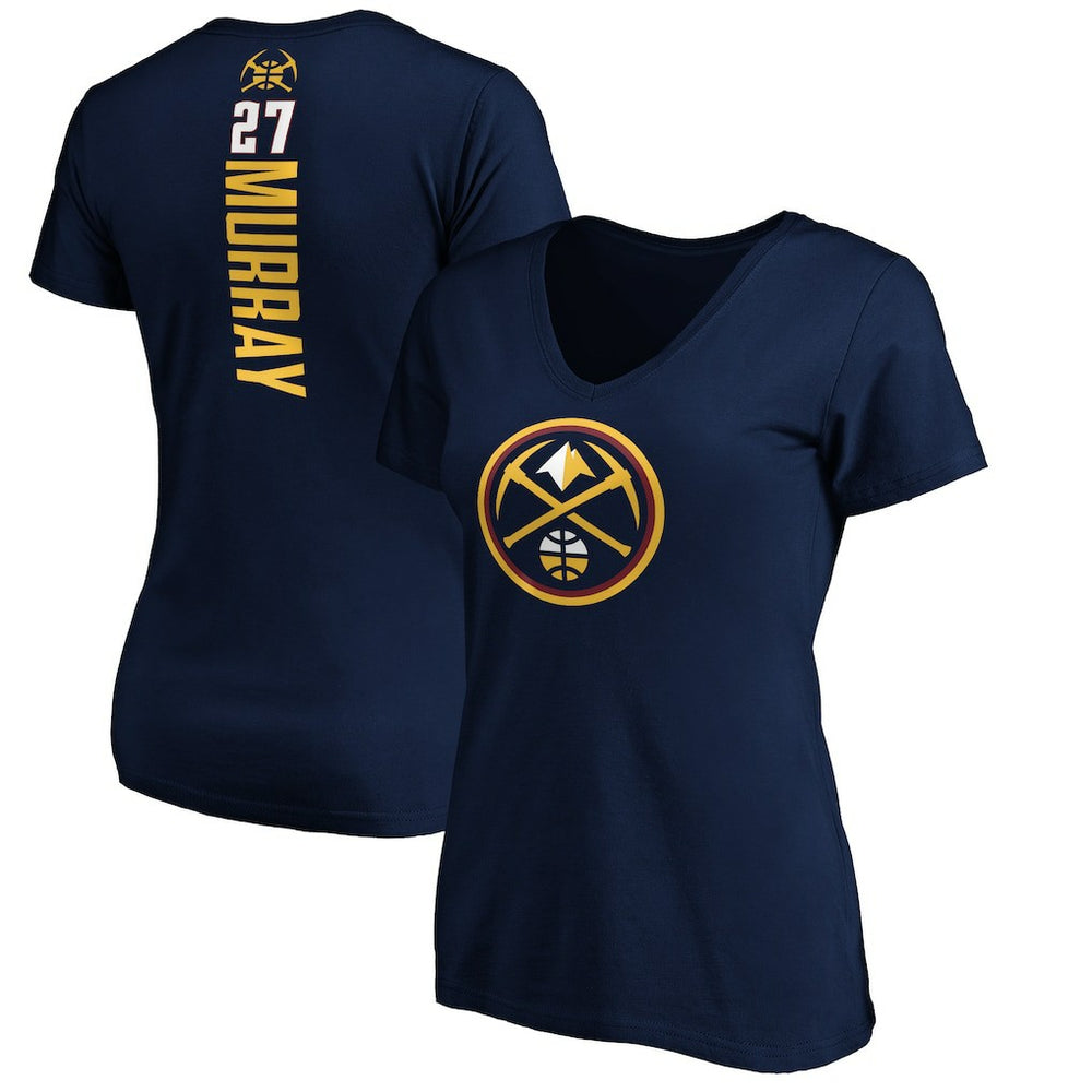 NBA - Jamal Murray Denver Nuggets Women's Playmaker Name & Number T-Shirt - Navy
