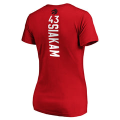 Fanatics - Pascal Siakam Toronto Raptors Women's Playmaker Name & Number T-Shirt - Red