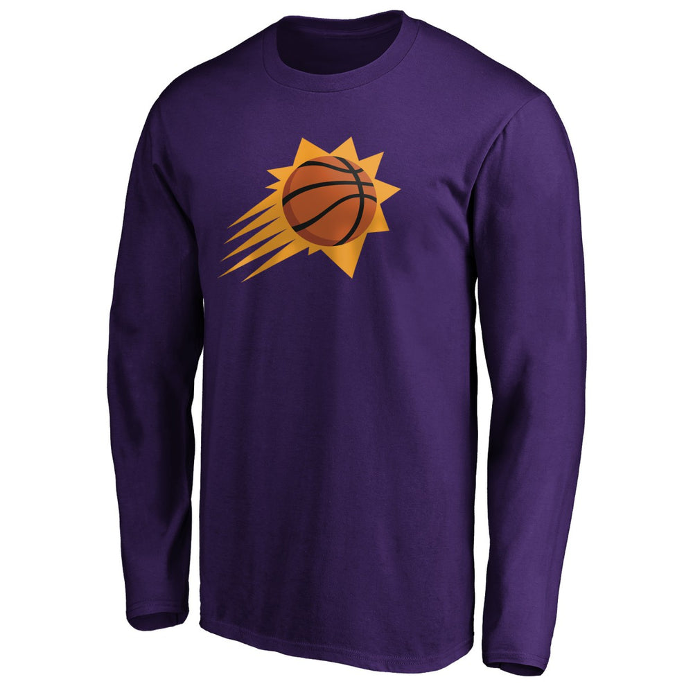 NBA - Devin Booker Phoenix Suns Playmaker Name & Number Long Sleeve T-Shirt - Purple
