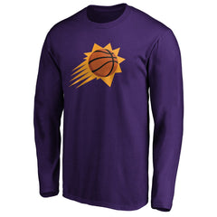 NBA - Devin Booker Phoenix Suns Playmaker Name & Number Long Sleeve T-Shirt - Purple
