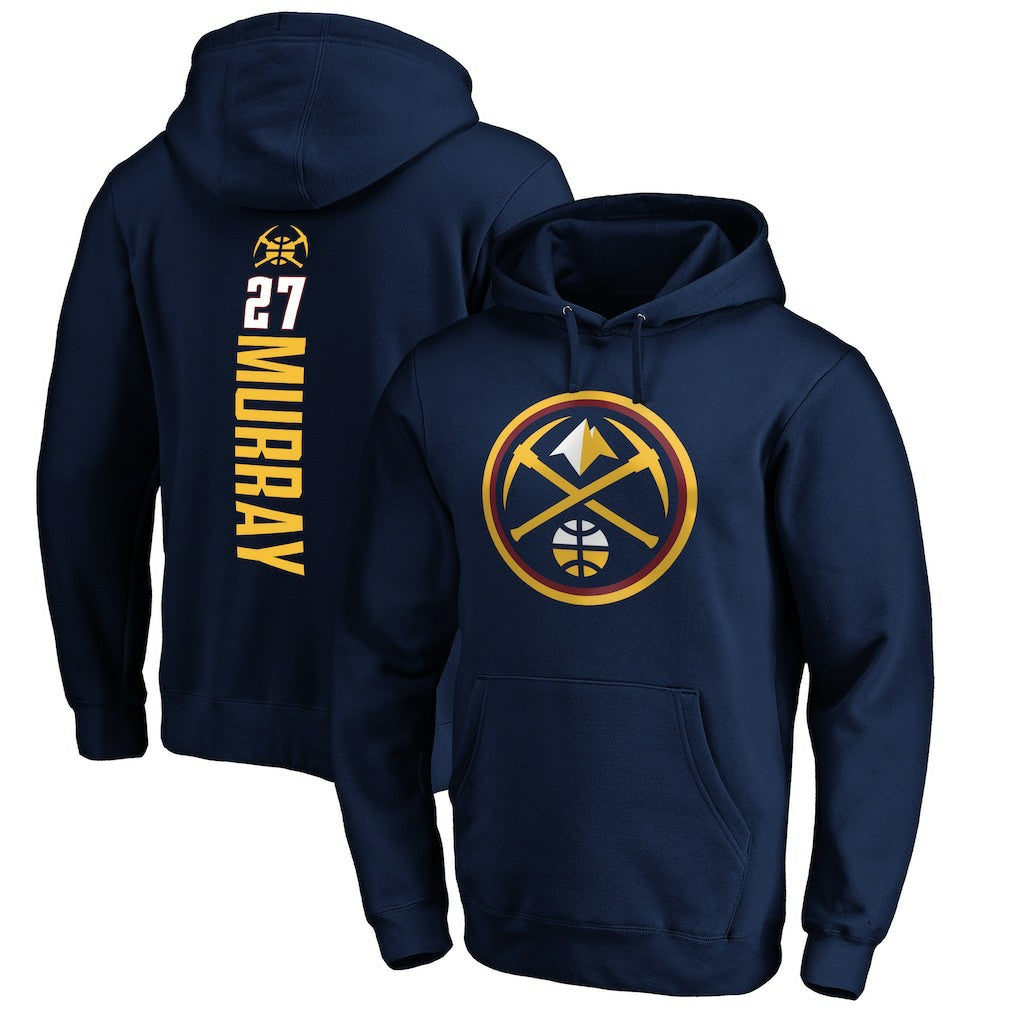 NBA - Denver Nuggets Playmaker Name & Number Pullover Hoodie - Navy