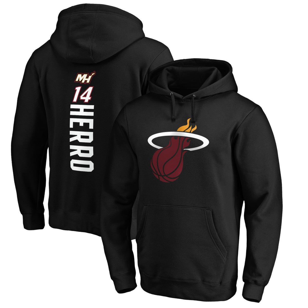 NBA - Miami Heat Playmaker Name & Number Pullover Hoodie - Black