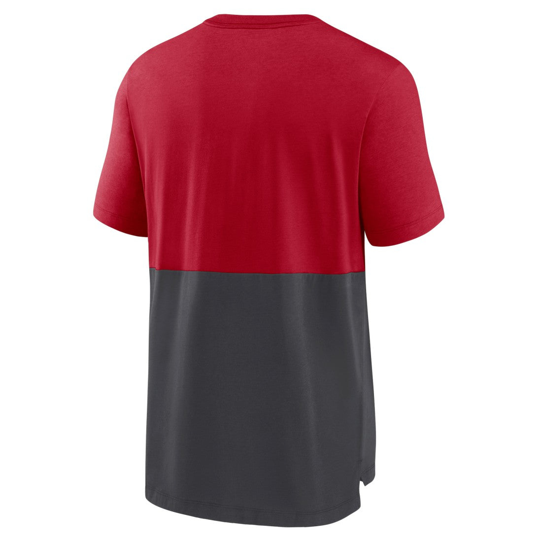 Tampa Bay Buccaneers Fan Gear Colorblock Tri-Blend T-Shirt Red/Pewter - Nike
