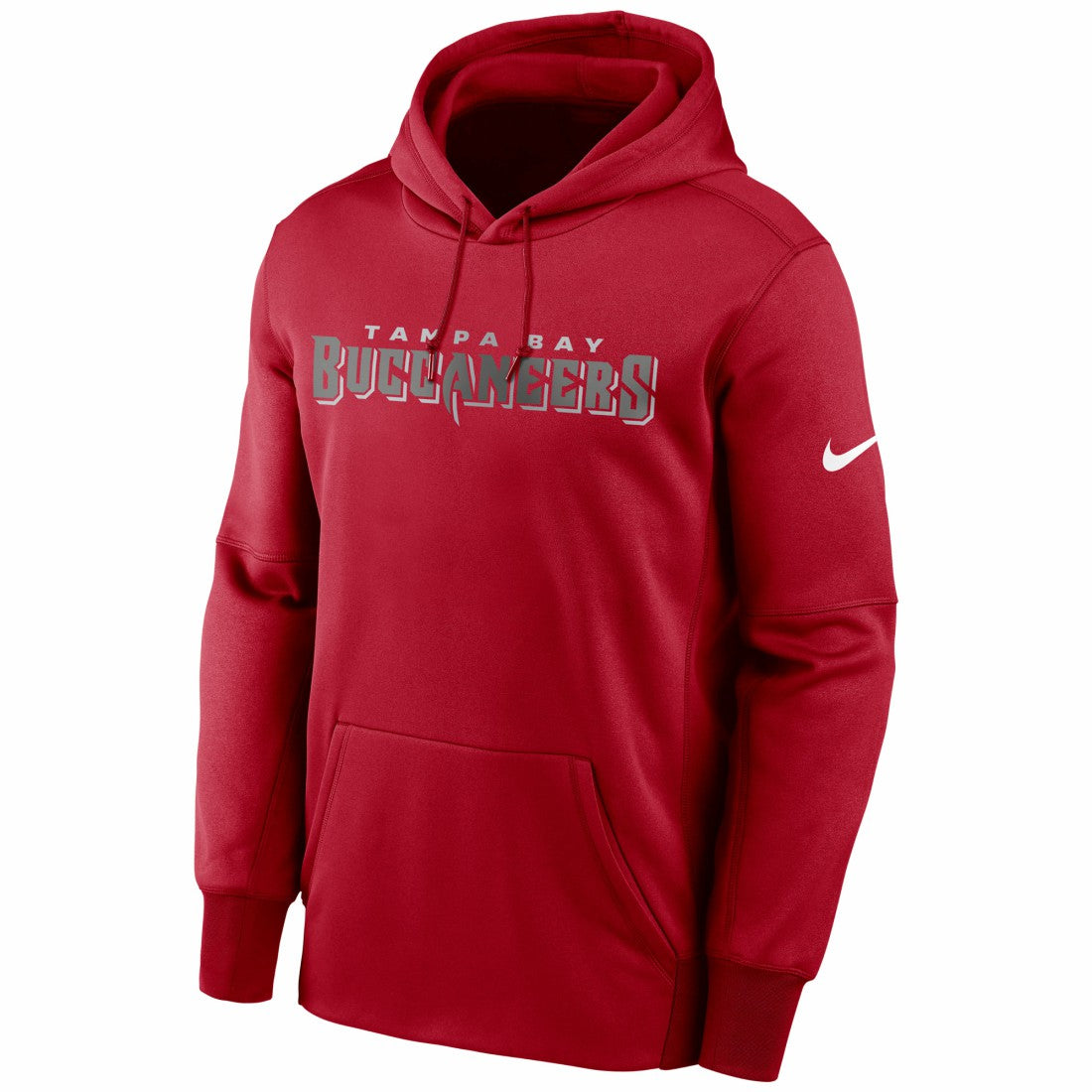 Tampa Bay Buccaneers Fan Gear Wordmark Performance Pullover Hoodie Red - Nike